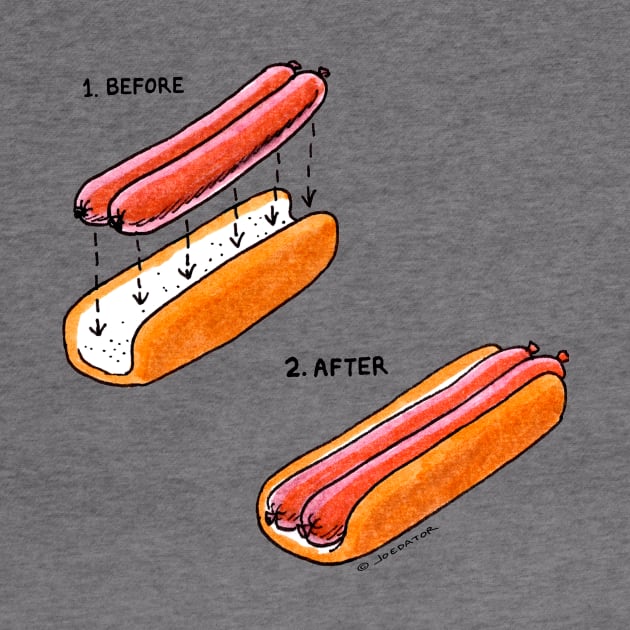 The Double Dog Before And After by Joedator